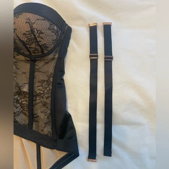 Gossard VIP RETROLUTION CORSET - BLACK 32D